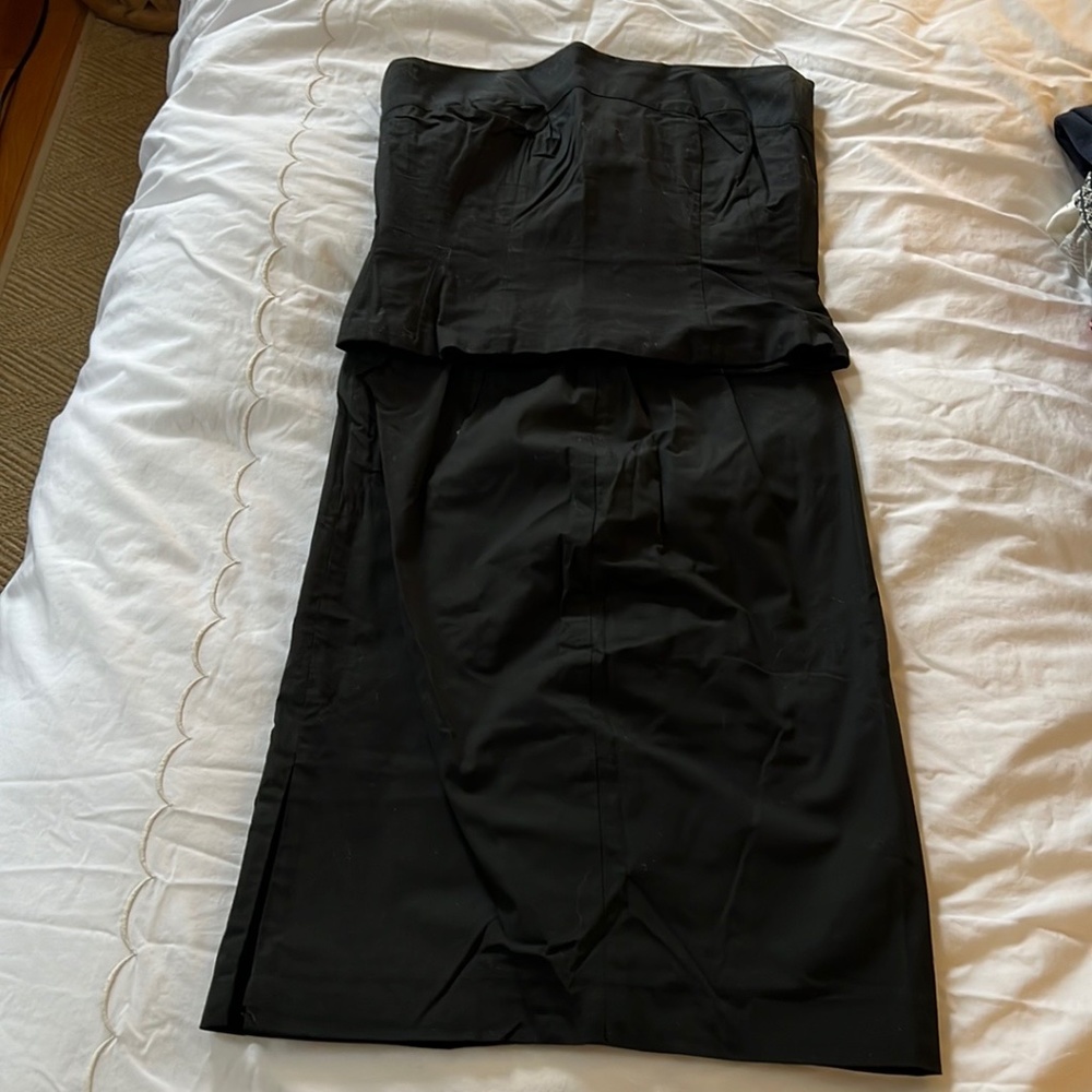 Shoshanna 2 pc. Strapless Black Dress